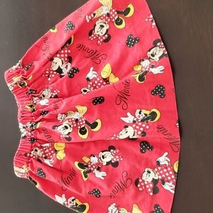 Handmaid Minnie Mouse Kids Skirt 3T